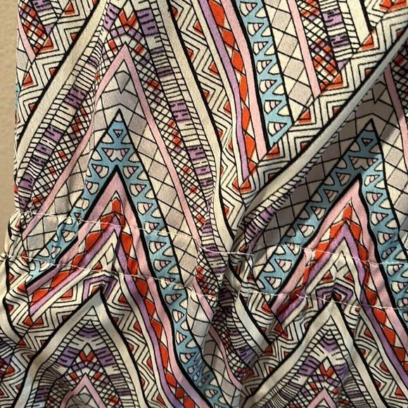 PURA VIDA Printed SLEEVELESS‎ Sun DRESS Size large Elastic waist - Picture 5 of 9